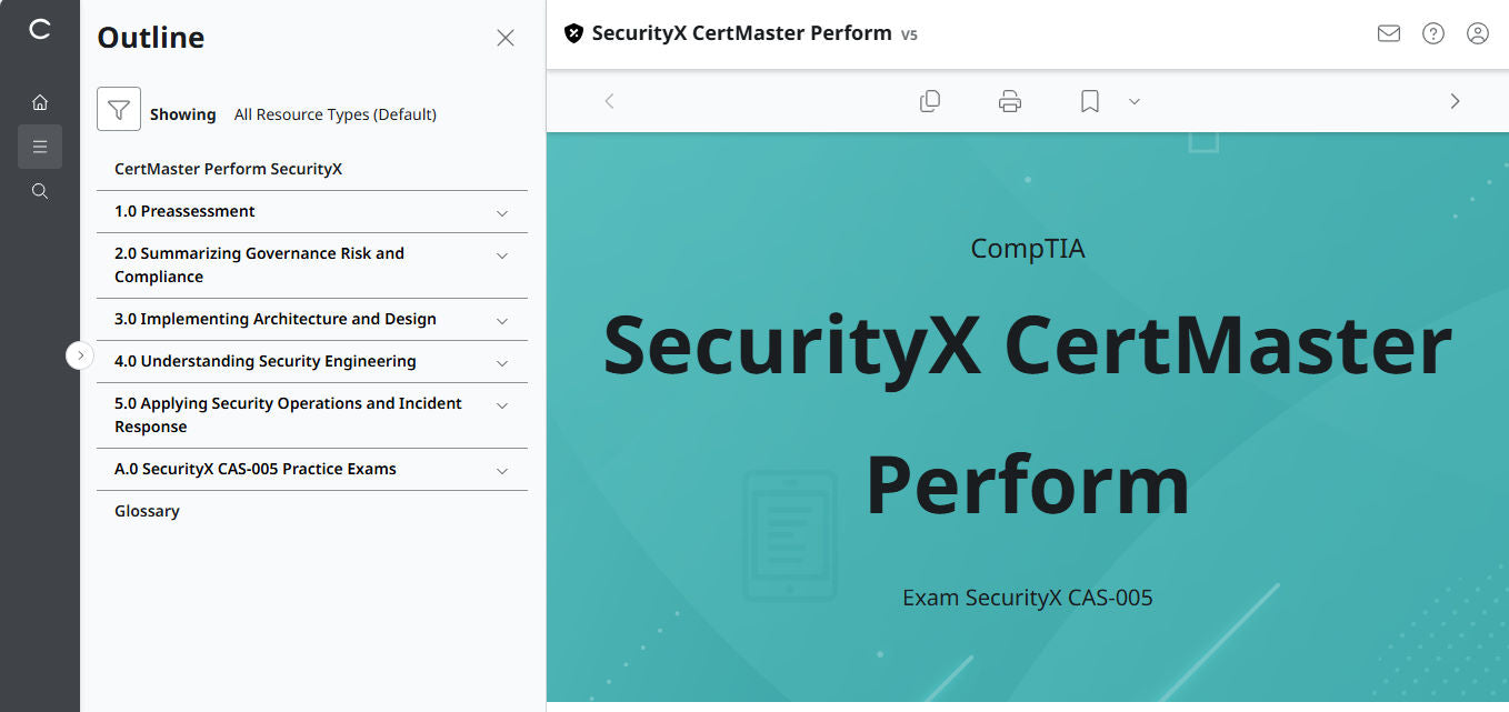 🛒 Ưu Đãi Đặc Biệt – CertMaster Perform cho CompTIA SecurityX (CASP+) CAS-005 – Truy Cập 3 Tháng