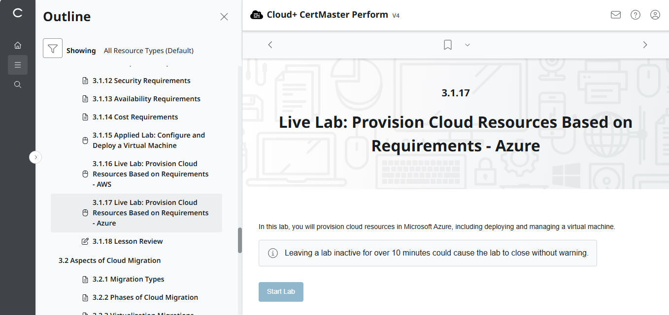 🛒 Ưu Đãi Đặc Biệt – CompTIA Cloud+ CertMaster Perform (CV0-004) – Truy Cập 3 Tháng