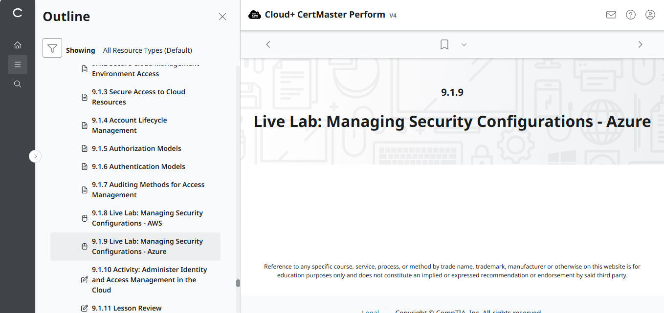 🛒 Ưu Đãi Đặc Biệt – CompTIA Cloud+ CertMaster Perform (CV0-004) – Truy Cập 3 Tháng
