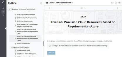 🛒Special Offer -  CompTIA Cloud+ CertMaster Perform (CV0-004) – 3-Month Access