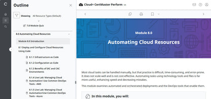 🛒Special Offer -  CompTIA Cloud+ CertMaster Perform (CV0-004) – 3-Month Access